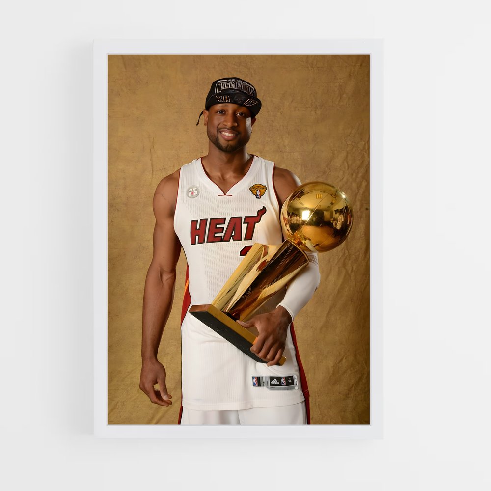 Poster Champion Dwyane – affiche Basketball (vue 3)